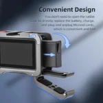 For DJI Action 5 Pro/Action 4/Action 3 Flymile Aluminum Alloy Camera Cage Protective Metal Frame - Image 8