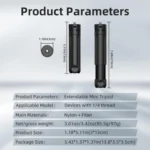 Flymile Extendable Mini Tripod With 1/4-Inch Screw For Action Cameras - Image 9