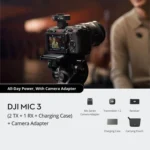 Original DJI Mic 3 (2 TX + 1 RX + Charging Case) + Camera Adapter - Image 2