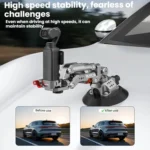 For DJI OSMO POCKET 3 BRDRC Car Suction Cup Expansion Fixed Clip Shock Absorber Bracket - Image 13
