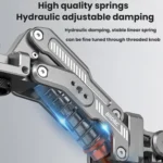 For DJI OSMO POCKET 3 BRDRC Car Suction Cup Expansion Fixed Clip Shock Absorber Bracket - Image 4