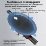 For DJI OSMO POCKET 3 BRDRC Car Suction Cup Expansion Fixed Clip Shock Absorber Bracket - Image 6