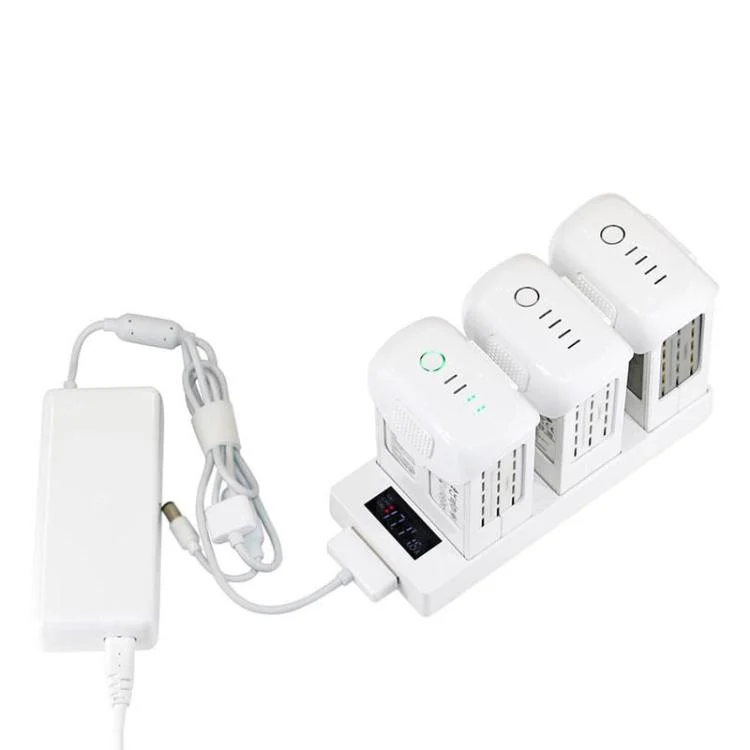 For DJI Phantom 4 Series YX 3-Slot Battery Charging Hub with LED Display