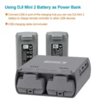 For DJI Mini 2 SE/Mini 2/Mini 4K YX Charger 2-way Battery Charging Hub - Image 3