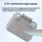 For DJI Mavic Air 2/Mavic 3 Pro BRDRC Remote Control Hood + Hanging Belt - Image 4