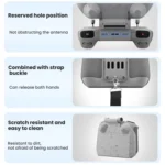 For DJI Mavic Air 2/Mavic 3 Pro BRDRC Remote Control Hood + Hanging Belt - Image 5