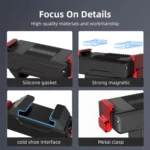 For DJI Osmo Action 5 Pro/Action 4/Action 3 Magnetic Quick Release Adapter with Cold Shoe Mount Base - Image 7