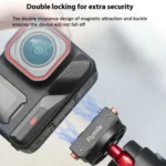 Magnetic Quick Release Base Mount For Insta360 X5/X4/X3/X2 & Ace Series 1/4 Inch Screw Universal Tripod Adapter - Image 4