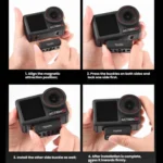 For DJI Osmo Action 5 Pro /4/3 Flymile Magnetic Quick Release Base With 1/4-inch Screw & 2-claw Interface - Image 9