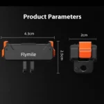 For DJI Osmo Action 5 Pro /4/3 Flymile Magnetic Quick Release Base With 1/4-inch Screw & 2-claw Interface - Image 10