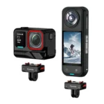 Flymile Plastic Magnetic Quick-Release Base For Insta360 Ace Pro 2/X5/X4/X3/X2/Ace Pro/Ace - Image 2