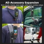 Flymile Plastic Magnetic Quick-Release Base For Insta360 Ace Pro 2/X5/X4/X3/X2/Ace Pro/Ace - Image 6