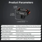 Flymile Plastic Magnetic Quick-Release Base For Insta360 Ace Pro 2/X5/X4/X3/X2/Ace Pro/Ace - Image 8