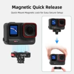 Flymile Magnetic Quick-Release Base 1/4 Inch Thread Foldable Extension Kit for Insta360 Ace Pro 2/Ace Pro/Ace/X5/X4/X3/X2 - Image 3