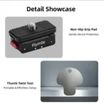 Flymile Magnetic Quick-Release Base 1/4 Inch Thread Foldable Extension Kit for Insta360 Ace Pro 2/Ace Pro/Ace/X5/X4/X3/X2 - Image 9