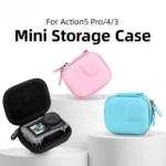 Flymile PU Mini Camera Case with Carabiner For Caged DJI Action 3/4/5 Pro/Insta360 Ace Pro 2/1/GoPro - Image 2