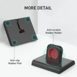 For Apple Watch / Earphone AhaStyle PT117-1 Charging Dock Plastic Storage Stand Without Charger - Image 6