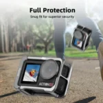 For DJI Osmo Action 5 Pro/4/3 Flymile Metal Protective Cage with Cold Shoe Mount - Image 7