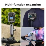 For DJI Osmo Action 5 Pro/4/3 Flymile Metal Protective Cage with Cold Shoe Mount - Image 9