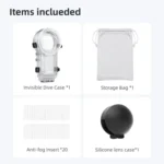 For Insta360 X5 AMagisn 60m/196ft Diving Case Quick-Release Full Invisible Waterproof Underwater Housing - Image 12