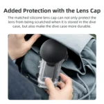 For Insta360 X5 AMagisn 60m/196ft Diving Case Quick-Release Full Invisible Waterproof Underwater Housing - Image 6
