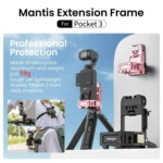 For DJI Pocket 3 aMagisn Mantis Extension Frame Magnetic Mount for Hands-Free Vlogging - Image 3