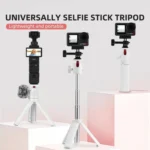 Flymile 15.8-30.8cm Tripod Selfie Stick for Action Cameras With 360-degree Adjustable Ball Head & Cold Shoe - Image 2