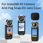 For Insta360 X5 Camera Anti-Fog Snap-On Protective Lens Cover Lens Guards - Image 2