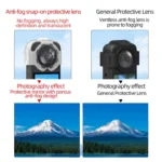 For Insta360 X5 Camera Anti-Fog Snap-On Protective Lens Cover Lens Guards - Image 3