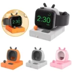 For Apple Watch Desktop Stand Silicone Base, Without Charger - Image 2