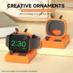 For Apple Watch Desktop Stand Silicone Base, Without Charger - Image 3