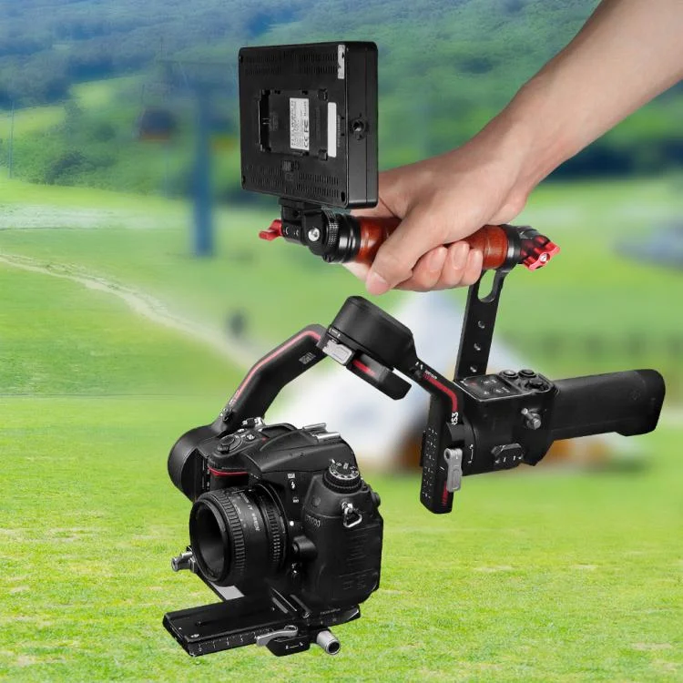 TBD06061989_B1.webp Gimbal Wooden Handle Chute Snail Gimbal Side Handle Grip,For DJI RS 4 Mini / 4 PRO / 3 / 3 Mini / 3 PRO / 2 - Image 2