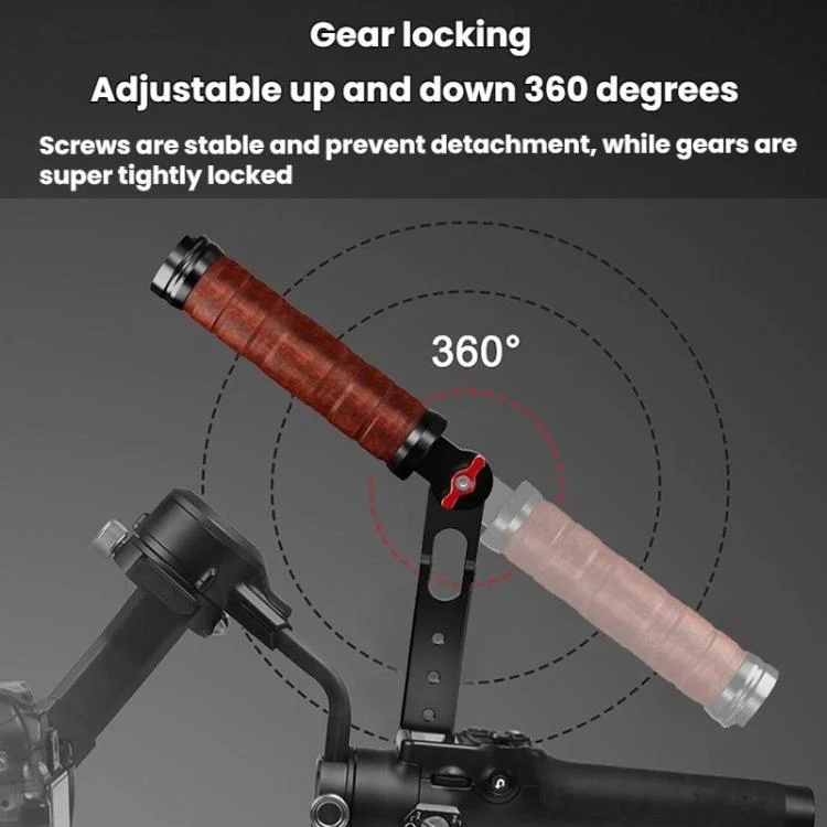TBD06061989_B3.webp Gimbal Wooden Handle Chute Snail Gimbal Side Handle Grip,For DJI RS 4 Mini / 4 PRO / 3 / 3 Mini / 3 PRO / 2 - Image 4