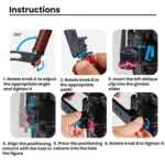 Gimbal Wooden Handle Chute Snail Gimbal Side Handle Grip,For DJI RS 4 Mini / 4 PRO / 3 / 3 Mini / 3 PRO / 2 - Image 9