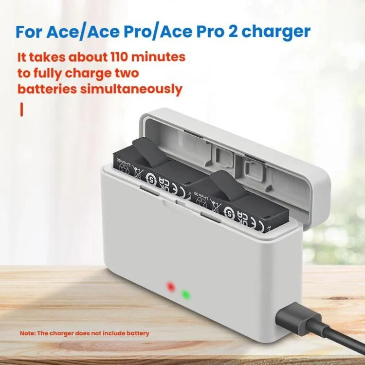 TBD06062119_B1.webp For Insta360 Ace Pro 2/Ace Pro/Ace YX Dual-Slot Fast Charger Battery Charging Station - Image 2