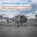 For DJI Mavic 4 Pro Drone YX  Foldable Heightening Landing Gear with Reflective Strips - Image 3