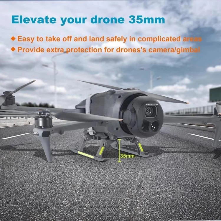 TBD06062124_B2.webp For DJI Mavic 4 Pro Drone YX  Foldable Heightening Landing Gear with Reflective Strips - Image 3