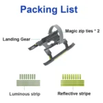 For DJI Mavic 4 Pro Drone YX  Foldable Heightening Landing Gear with Reflective Strips - Image 8