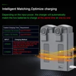 For DJI Mavic 4 Pro YX Dual-Channel Charger Battery Manager Simultaneous Charging Station - Image 4