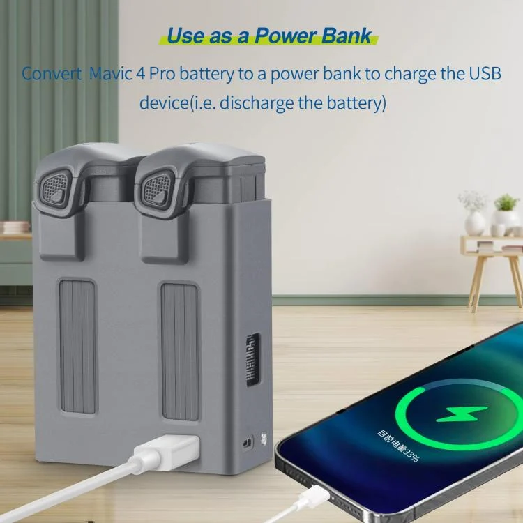 TBD06062136_5.webp For DJI Mavic 4 Pro YX Dual-Channel Charger Battery Manager Simultaneous Charging Station - Image 6