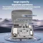 For DJI Mini 2 / 2 SE / 4K Fly More Combo BKano M4K003 Crossbody Storage Backpack - Image 4