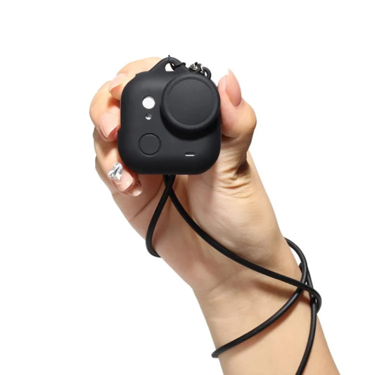 For Insta360 GO Ultra Silicone Case & Lens Cap Set with Lanyard  Anti-Scratch Camera Body Protector
