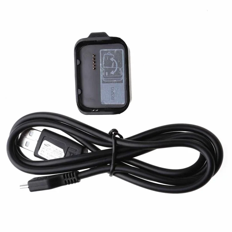 TC1300_7.webp For Samsung Gear 2 R380 Charging Cradle Dock Charger with USB cable(Black) - Image 8