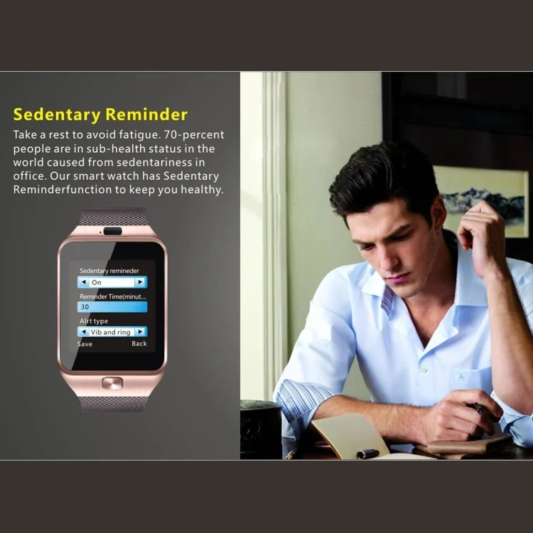 WA0009B_13.webp DZ09 1.56 inch Screen Bluetooth 3.0 Smart Watch Phone - Image 14