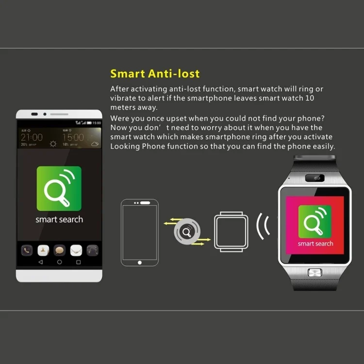 WA0009B_15.webp DZ09 1.56 inch Screen Bluetooth 3.0 Smart Watch Phone - Image 16