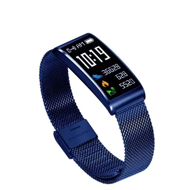 X3 Screen Display Steel Watch Band Bluetooth Smart Bracelet