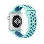 For Apple Watch Ultra 49mm&Watch Ultra 2 49mm / Series 10 46mm / 9&8&7 45mm / SE 3&SE 2&6&SE&5&4 44mm / 3&2&1 42mm Fashionable Classical Silicone Sport Watch Band(Grey Yellow)