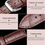 Calfskin Detachable Watch Leather Watch Band, Specification: 21mm - Image 4
