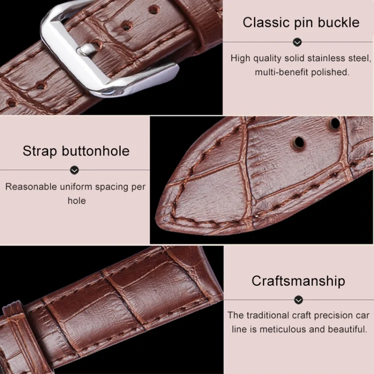 WA6620B_3.webp Calfskin Detachable Watch Leather Watch Band, Specification: 21mm - Image 4