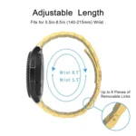 Stainless Steel Wrist Watch Band for Samsung Gear S3 22mm - Image 7